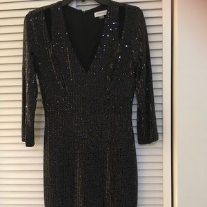 Calvin Klein black cocktail dress